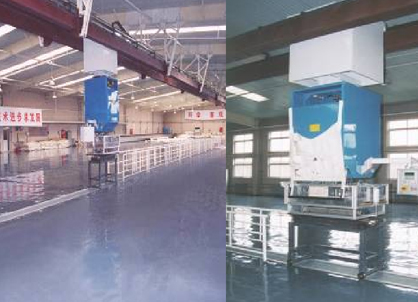 PTFE膜材焊接生产线，全长70米